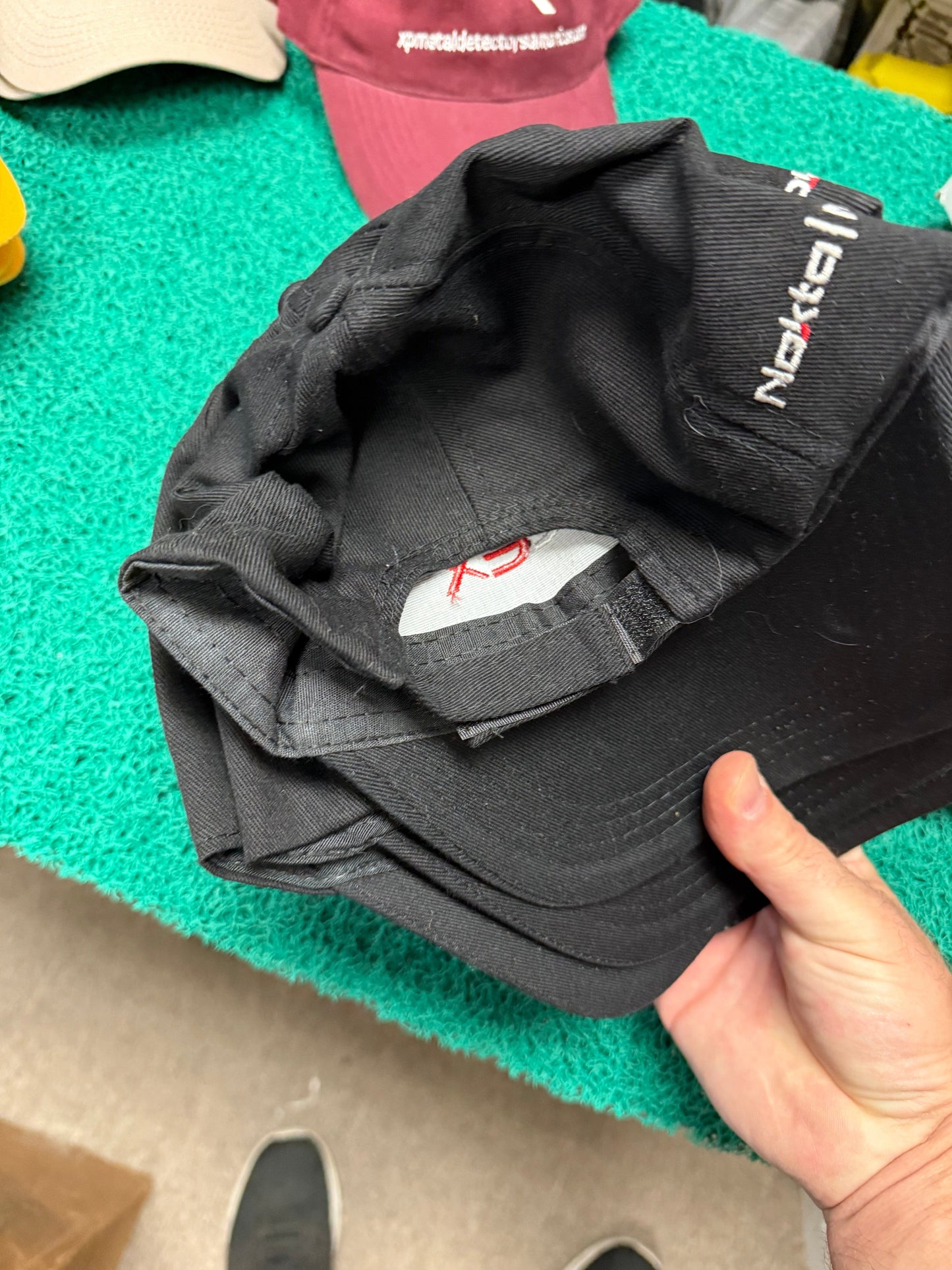 Nokta Simplex+ Hat – Black with Red Trim | Official Nokta Apparel