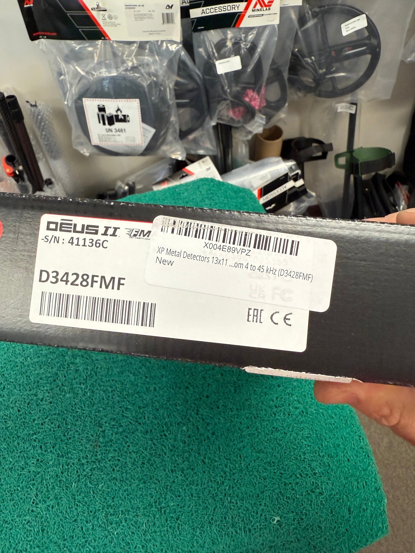 XP Deus II 13x11" Elliptical FMF Waterproof Coil – Used/Demo