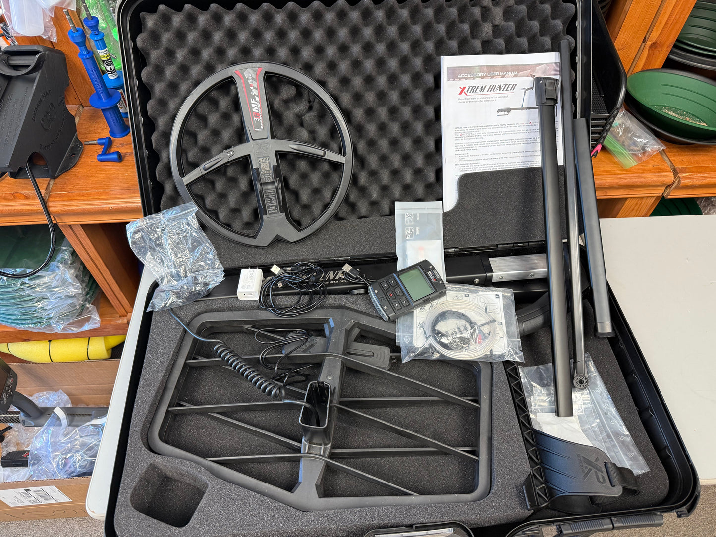 Returned XP Deus II XTREM HUNTER Bundle - with Deus II 11" Coil, WSA II-XL Headphones, XTREM HUNTER Coils
