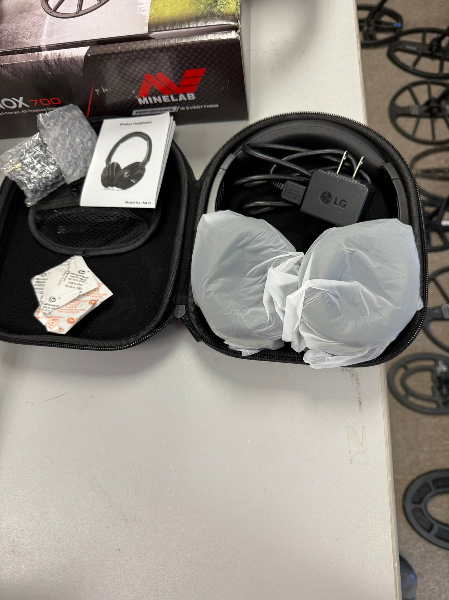 Slightly Used Minelab Equinox 700 Metal Detector with 6" EQX06 Coil