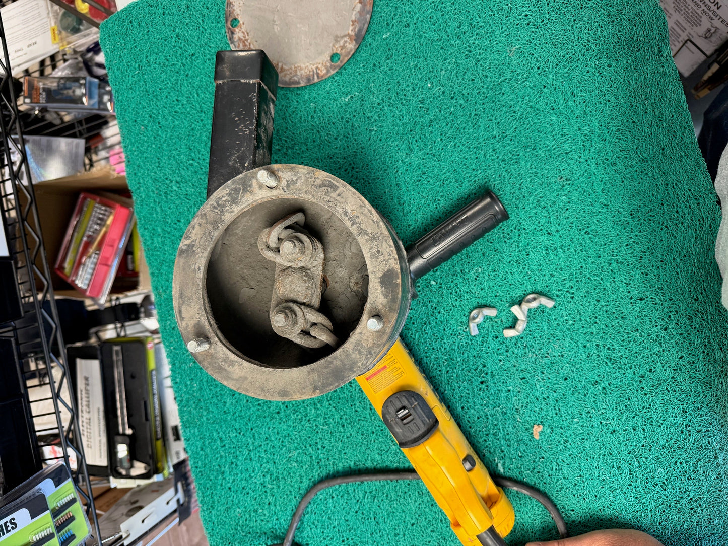 Cobra Crusher Rock Crusher with Dewalt 11,000 RPM Angle Grinder - Used