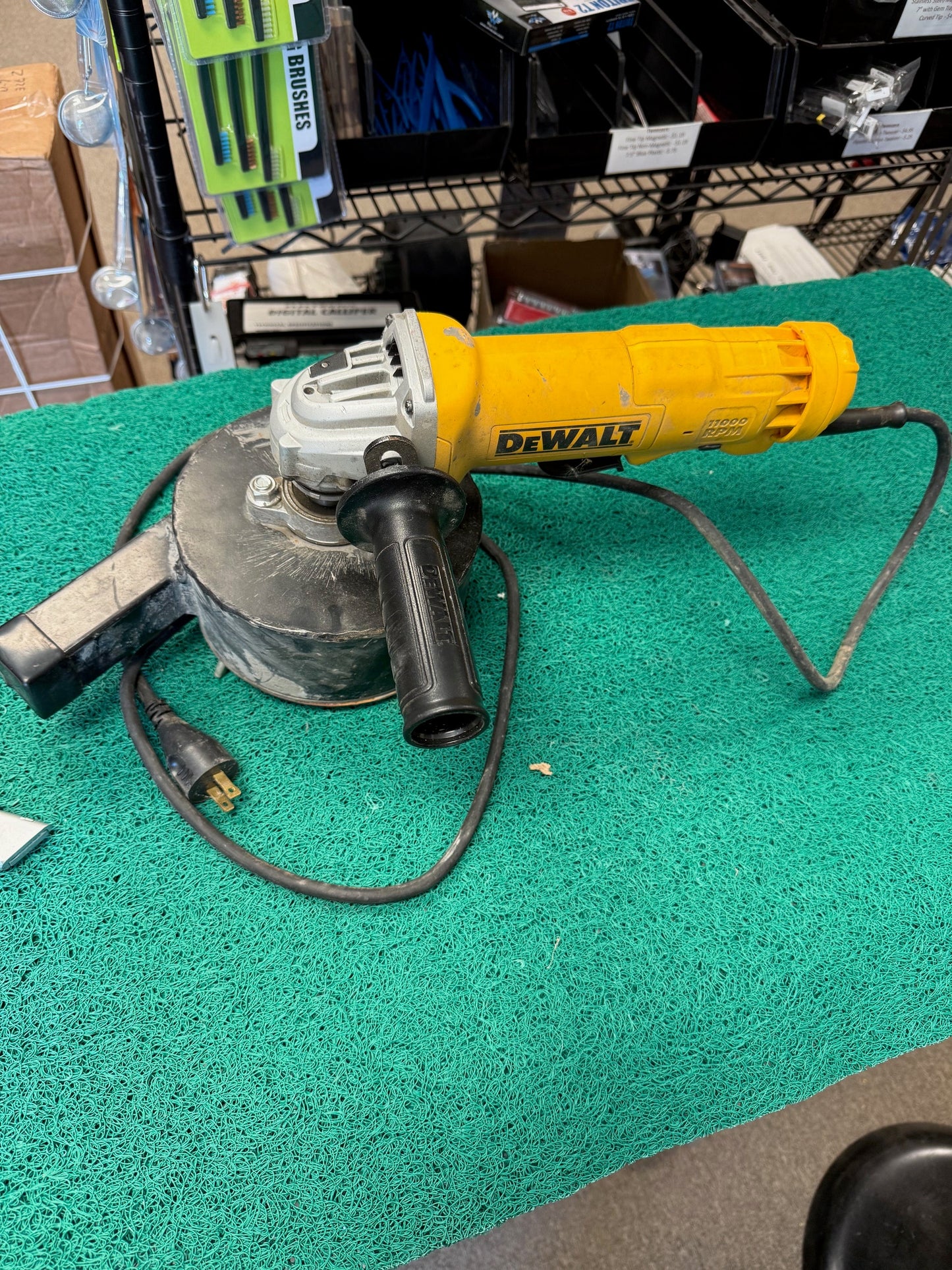 Cobra Crusher Rock Crusher with Dewalt 11,000 RPM Angle Grinder - Used