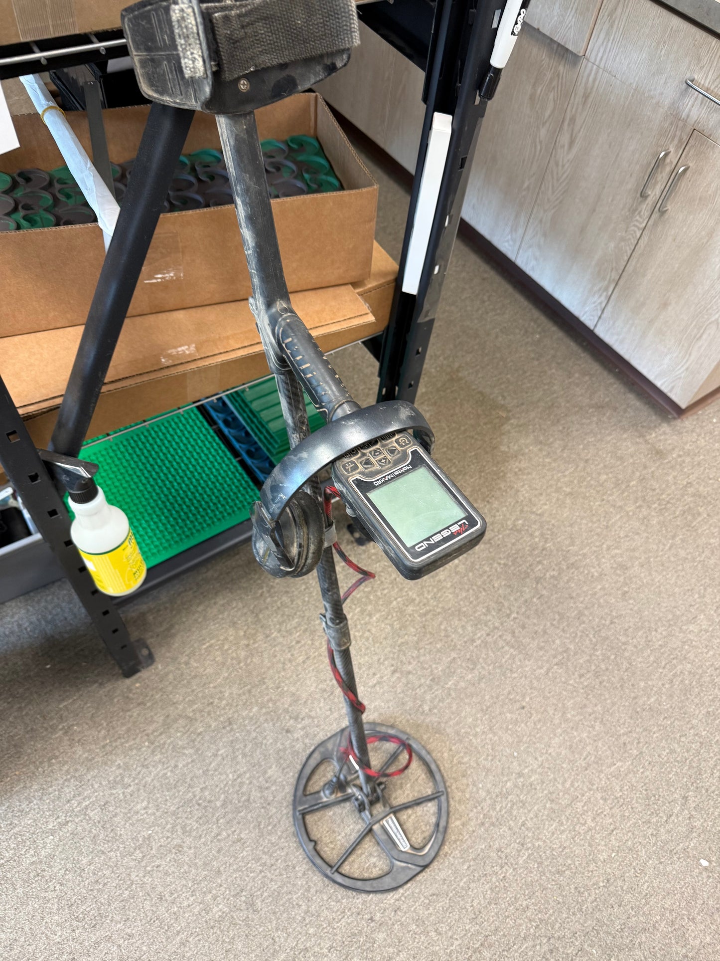 Well-Used Nokta Legend Metal Detector with Headphones - No Warranty