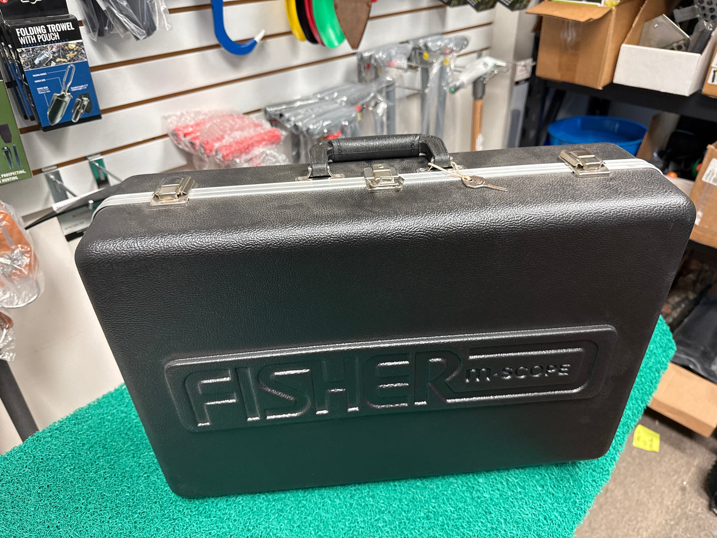 New Old Stock Fisher M-Scope Hard Case with Lock and Key – Vintage Detector Case