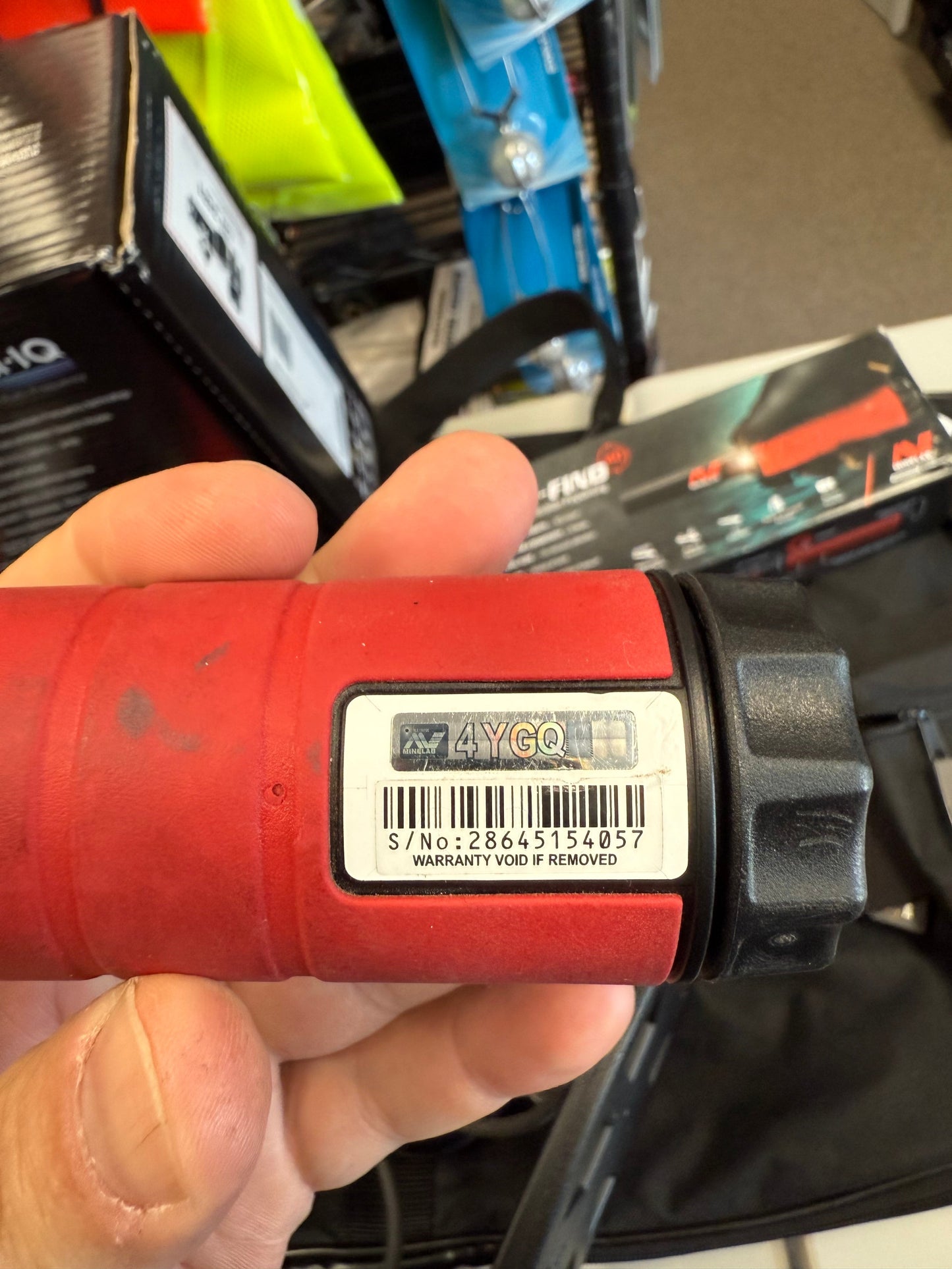 Used Minelab X-Terra Elite Expedition Pack with Two Coils, Wireless Headphones, PF-40 Pointer