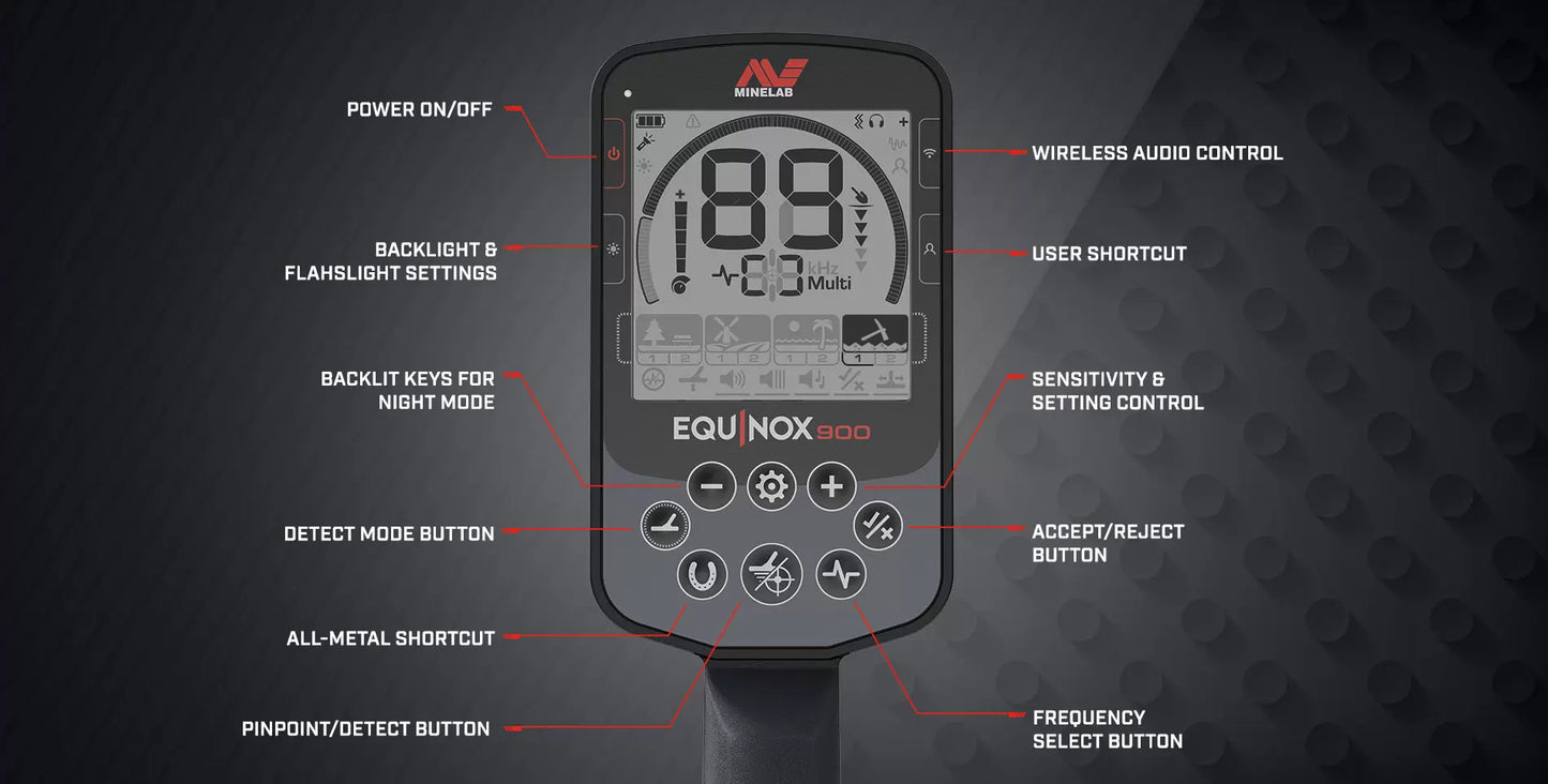 equinox 900 control box face plate screen