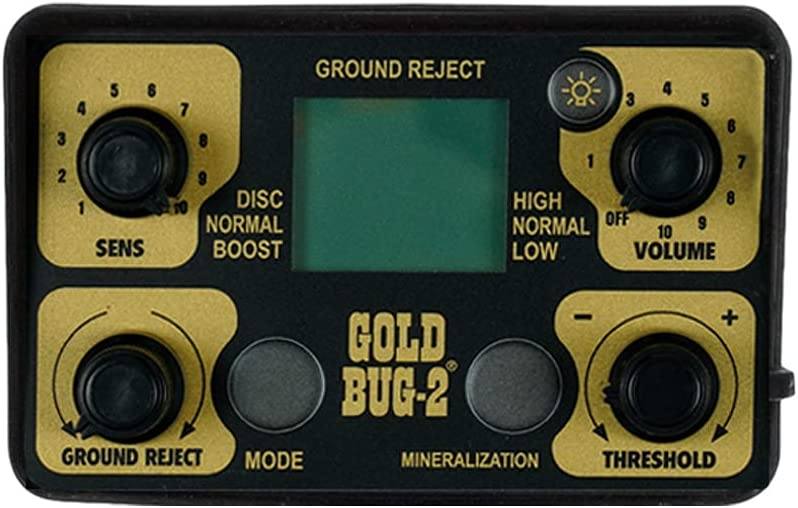 Damaged Box Fisher Gold Bug 2 Metal Detector, 6.5" Elliptical Search Coil