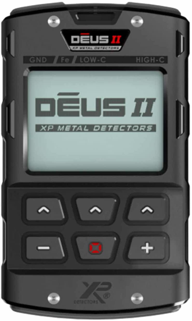 eBay Return DEUS II Metal Detector with 11" FMF Search Coil and WS6 Backphone Headphones, Remote Control