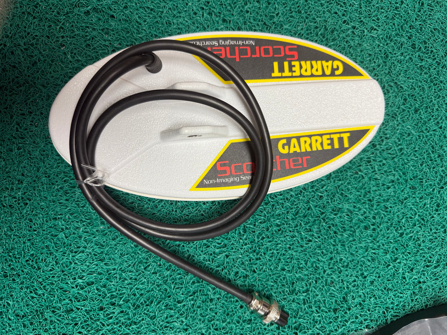 New Old Stock Garrett Scorcher 7-Pin Non-Imaging Search Coil – Unused OEM Coil