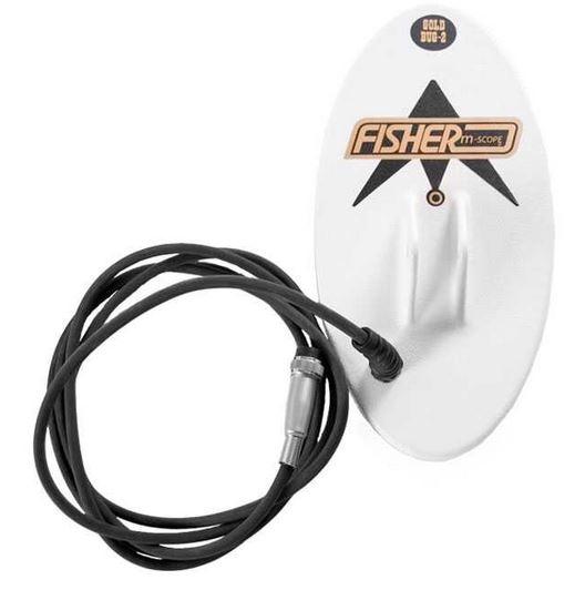 Fisher Gold bug 2 gold metal detector 10 inch coil