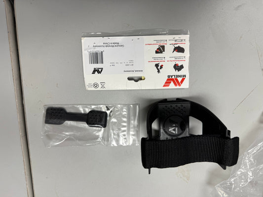 open box Minelab GPZ 7000 Metal Detector Replacement Armrest Kit, Stand and Screws