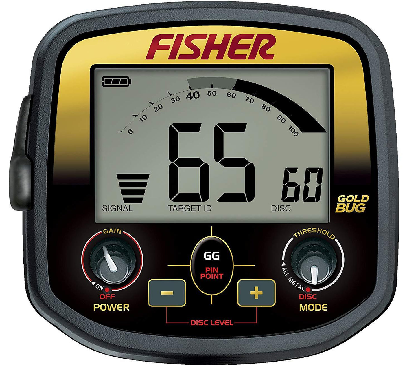 Reconditioned Fisher Gold Bug Metal Detector Bundle with Gear
