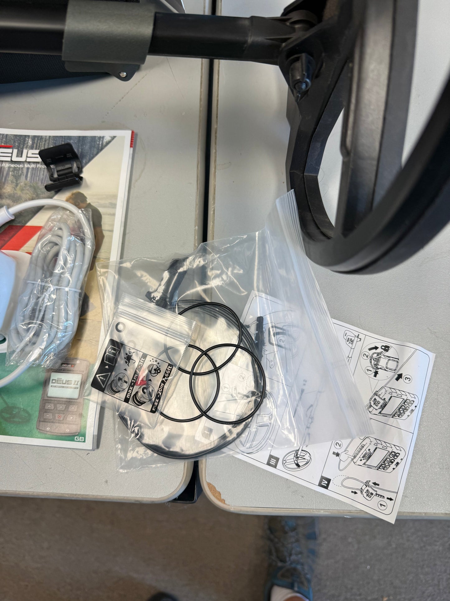 Used XP Deus II Loaded Package – Includes WS6, WSA II, Bone Conduction Headphones & Accessories (~2+ Years Warranty)