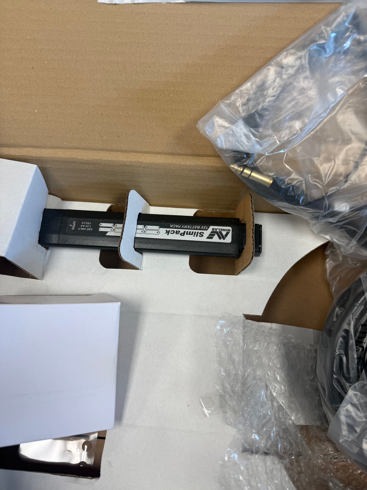 Used Minelab E-TRAC Metal Detector with Original Box