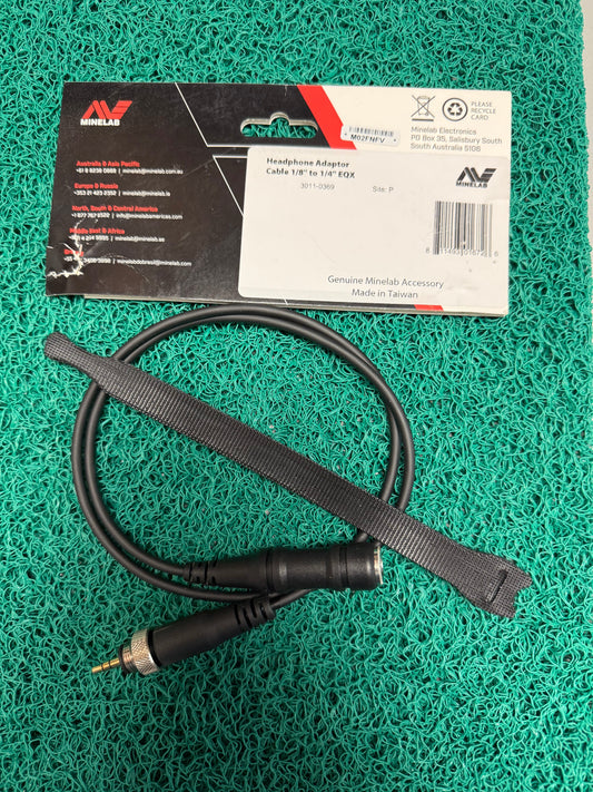 Open Box Minelab 1/8" to 1/4" Headphone Adapter Cable (3011-0369)