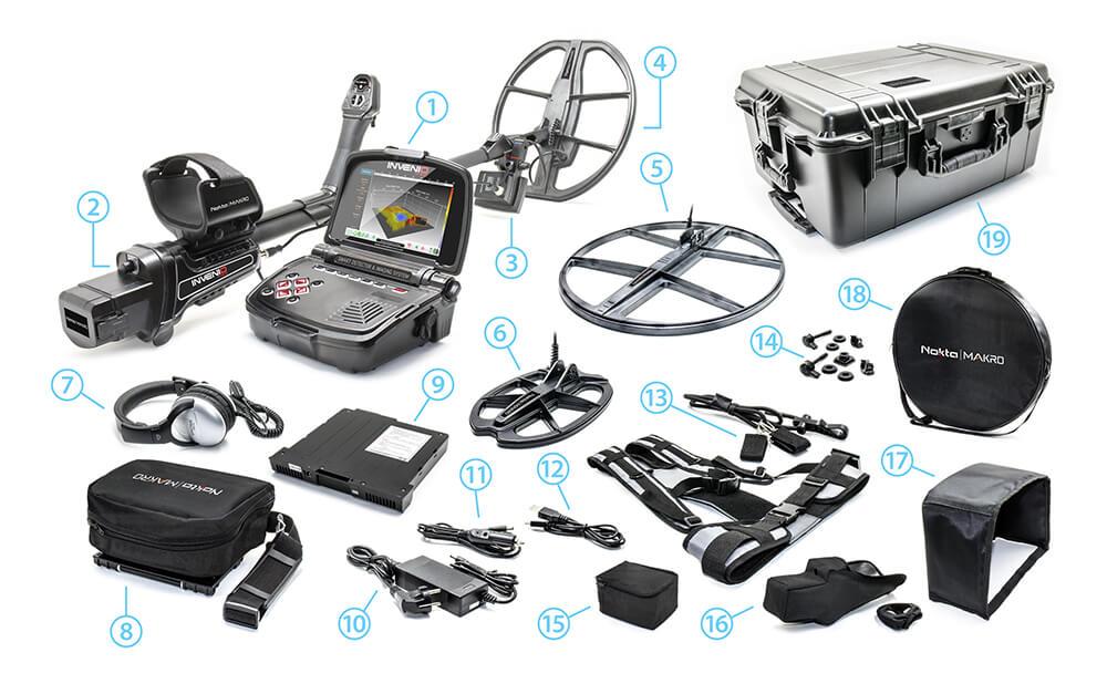 Invenio Pro Pack Smart Metal Detector and 3D Imaging System High Plains Prospectors 