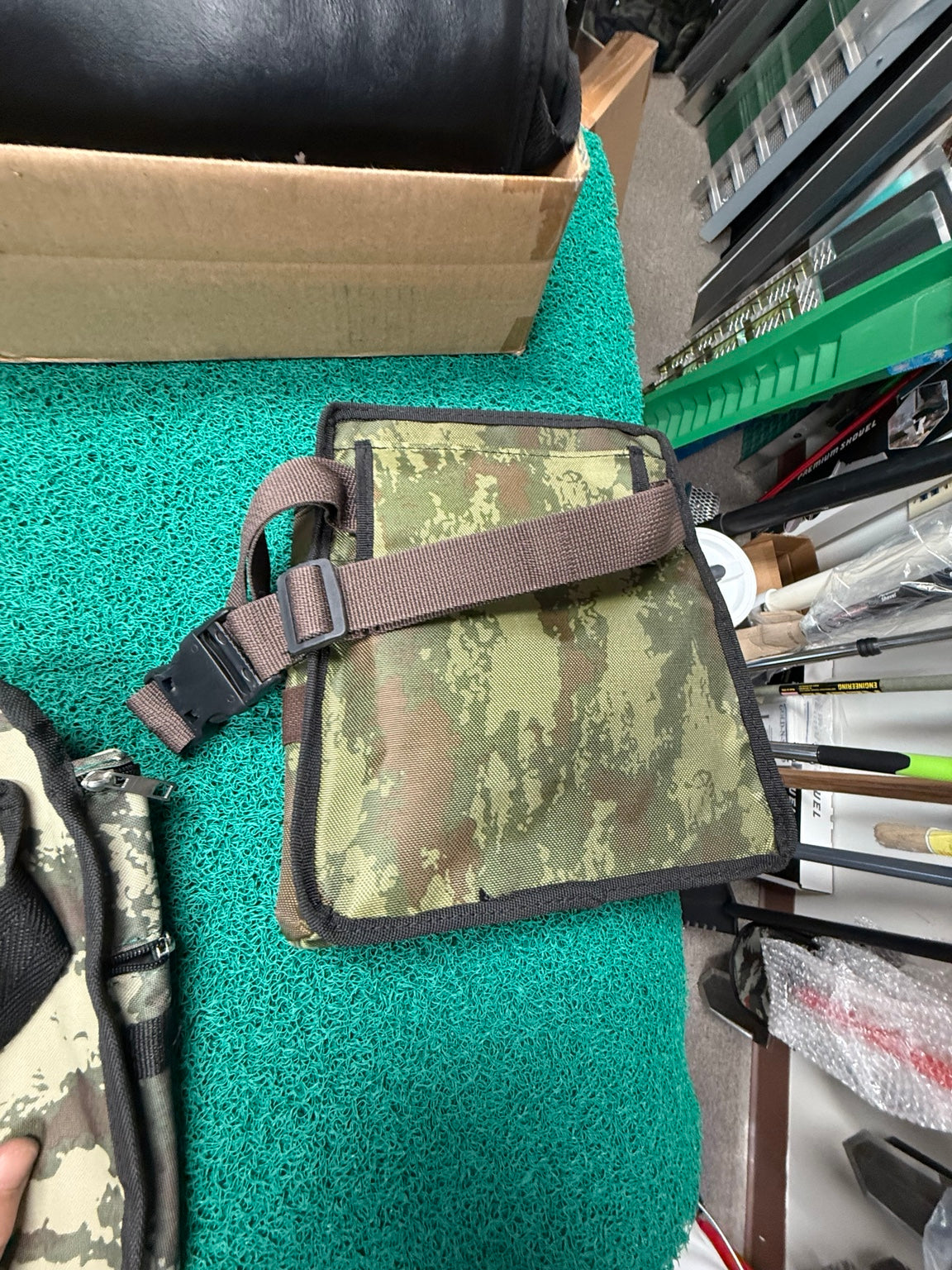 Nokta Makro camouflage finds pouch rear belt and buckle