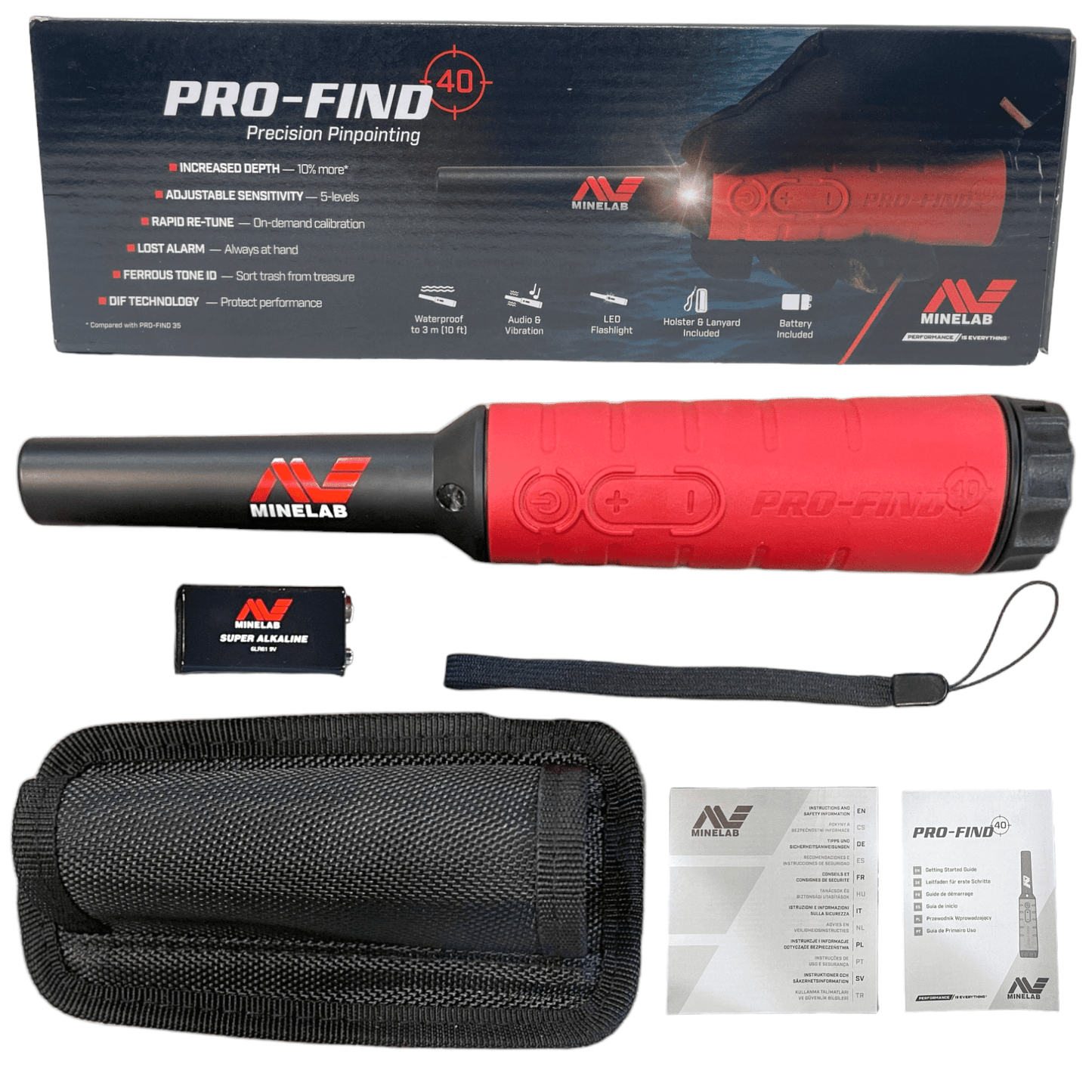 ***REDUCED PRICE, SLIGHTLY USED*** Minelab Equinox 700 Metal Detector and Pro-Find 40 Pinpointer